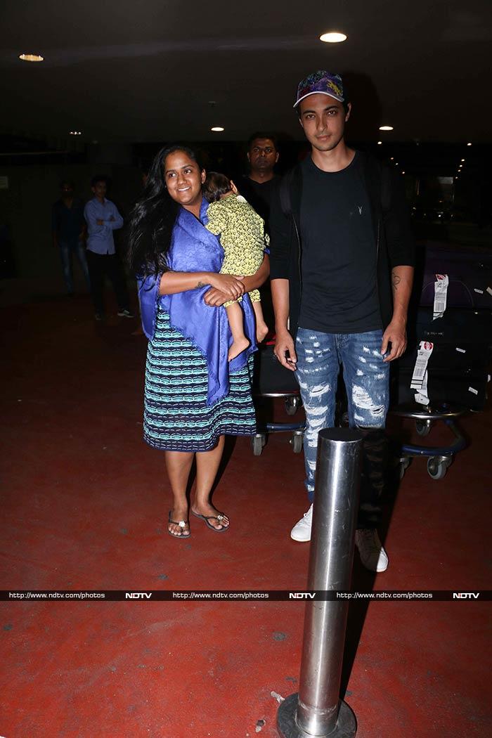 Salman And Iulia Are Back From The Maldives, Colour-Coordinated In Blue