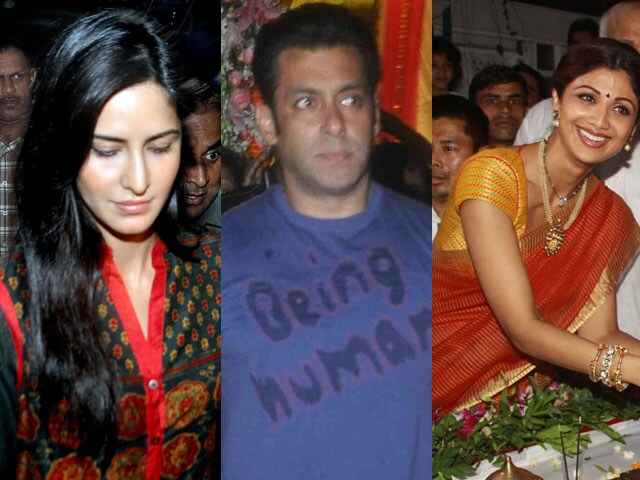 Photo : Goodbye Ganpati: Katrina, Salman, Shilpa