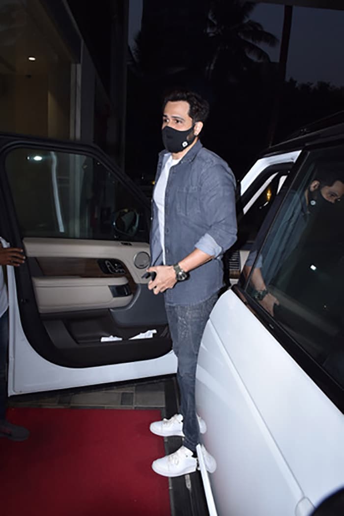 Emraan Hashmi looked dapper at his birthday bash on Wednesday.