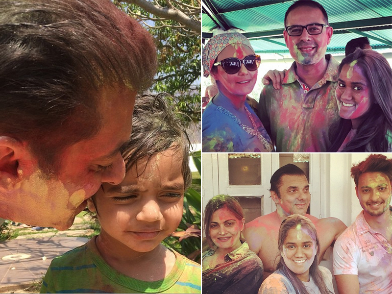 Salman Khan Takes a Day off to Celebrate Holi With Family