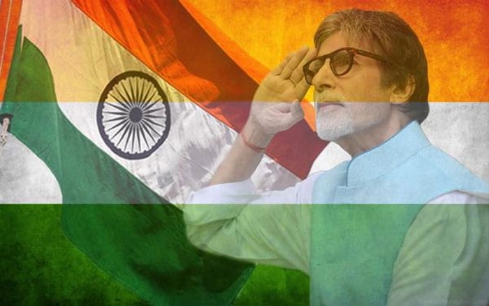 Amitabh Bachchan: T 1954 - #SaluteSelfie. salute to our brave jawans that keep us safe, with their sacrifice