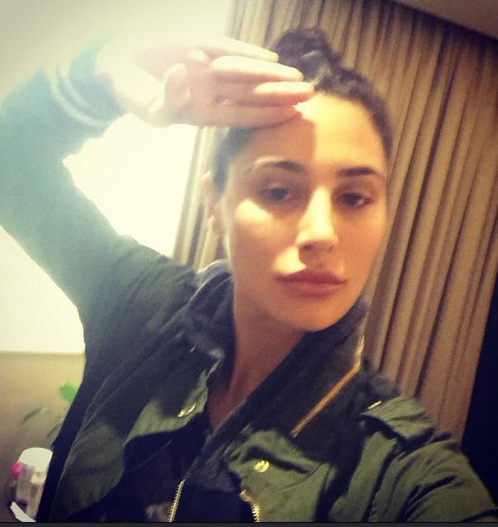 Nargis Fakhri: #SaluteSelfie Honoring the Brave & dedicated members of the Armed forces. #Respect #India #Serve&Protect