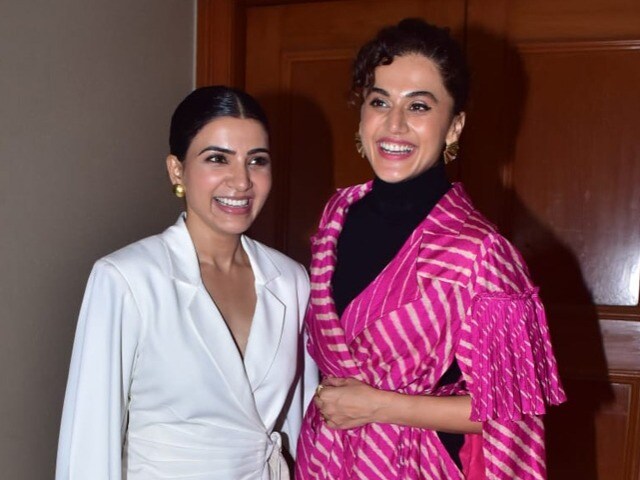 Samantha Ruth Prabhu And Taapsee Pannu's Monday Was About Work