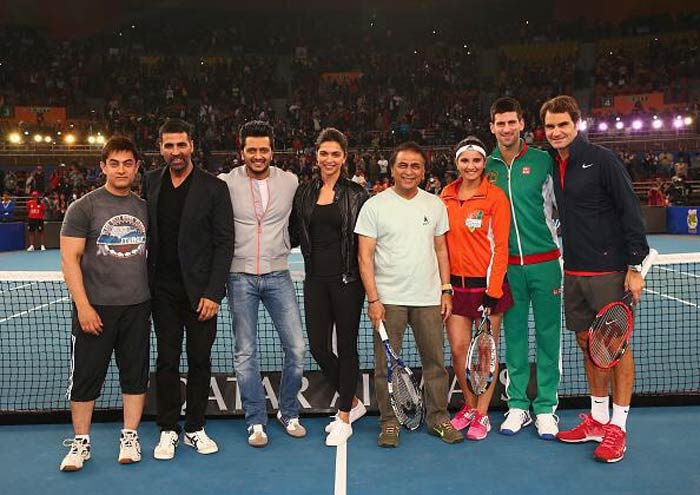 Game, Set, Match: FedEx and Djokovic Leave Bollywood Star-Struck