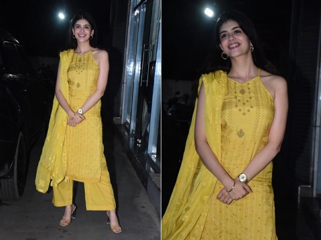 Sanjana Sanghi Resonates Bliss In Yellow