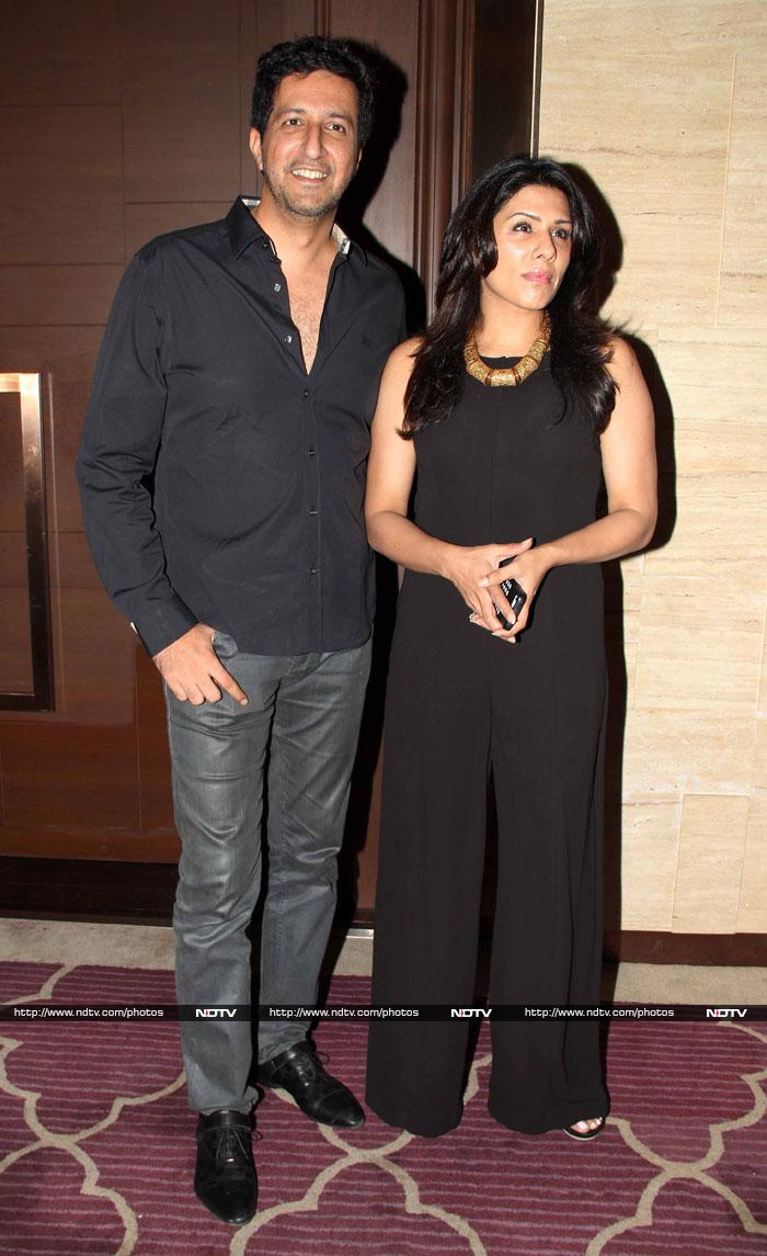 Music composer Sulaiman Merchant and his wife Reshma were also at the event.