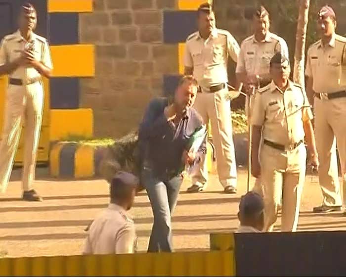 Sanjay Dutt Walks Out of Jail After 42 Months