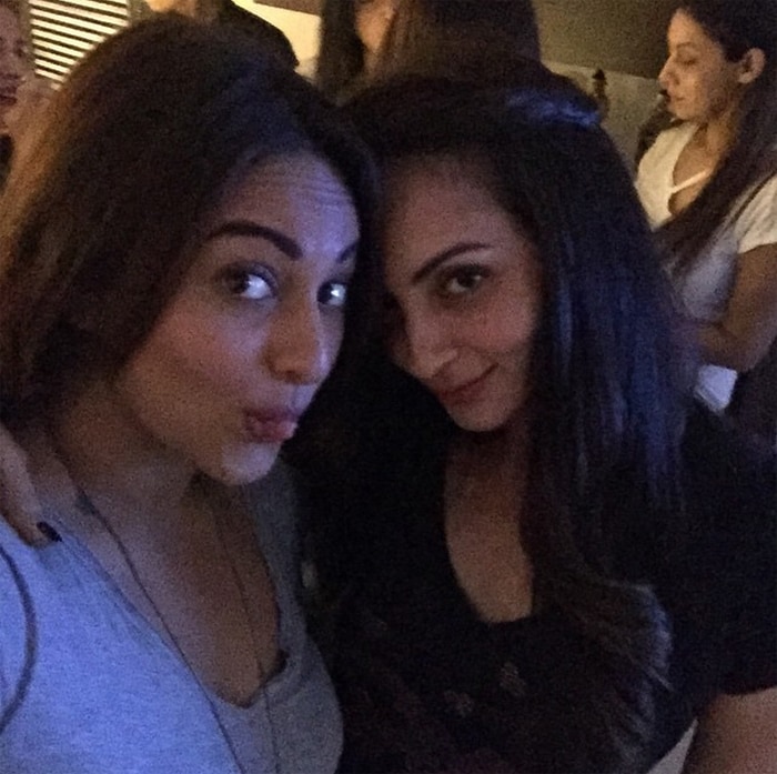 About Last Night: Gauri and Sonakshi Make it a Party