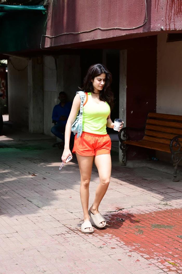 Janhvi Kapoor also stepped out for a Pilates session.