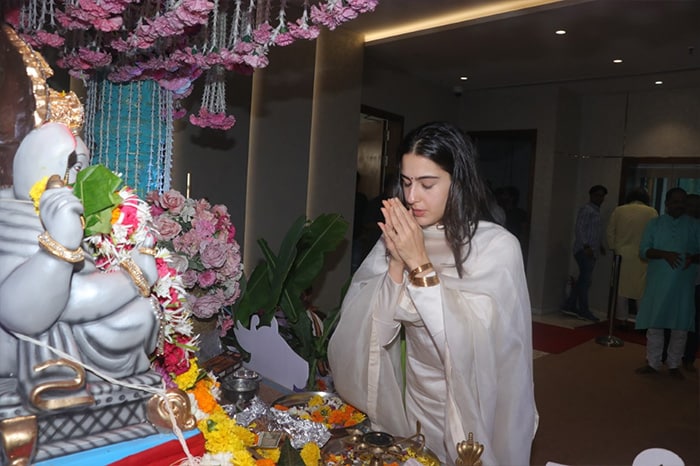 Sara Ali Khan, Shraddha Kapoor, Tejasswi Prakash And Others Offer Prayers To Lord Ganesh