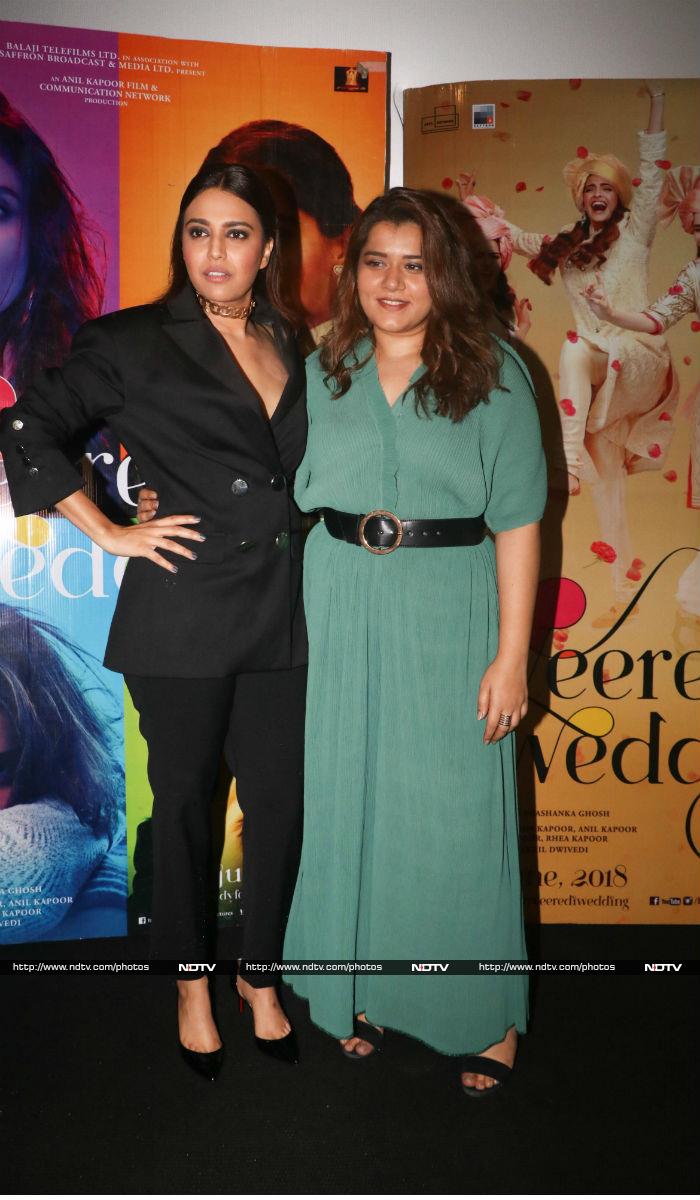 Swara Bhasker promoted <I>Veere Di Wedding</I> with co-star Shikha Talsania