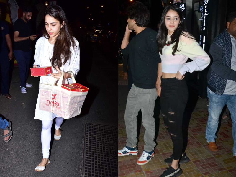 Catching Up With Sara Ali Khan And Ananya Panday