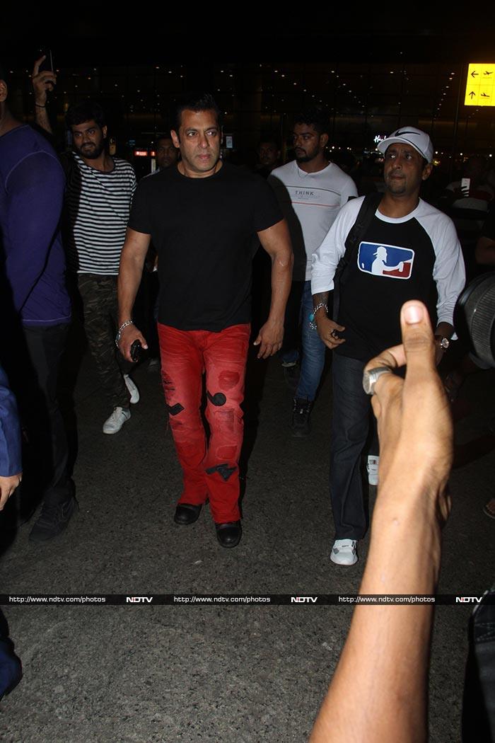 Salman Khan was also a fellow traveller.