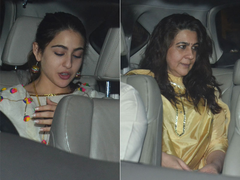 Sara Ali Khan And Amrita Singh Attend Abu Jani's Birthday Bash Sara Ali Khan And Amrita Singh Attend Abu Jani's Birthday Bash