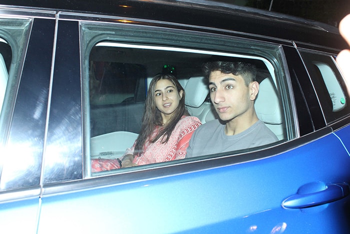 Sara Ali Khan\'s Day Out With Brother Ibrahim