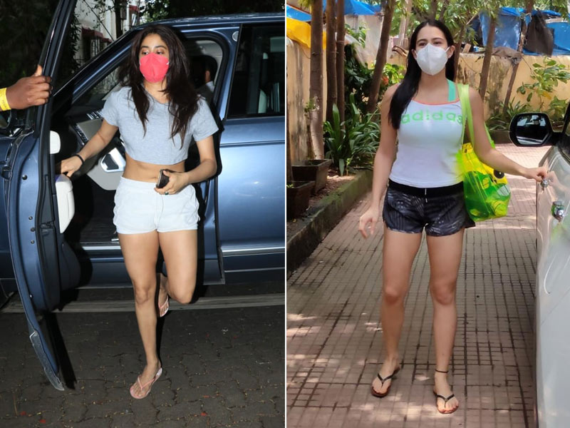 It's Gym O'Clock For Sara Ali Khan And Janhvi Kapoor