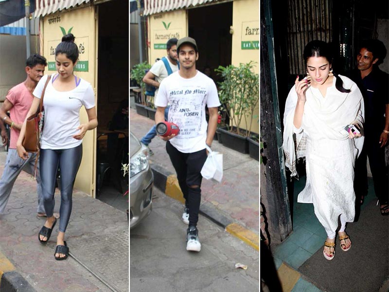 A Day In The Lives Of Janhvi, Ishaan And Sara