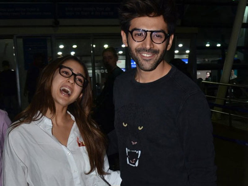 Nothing To See Here. Just Sara And Kartik Being Goofy