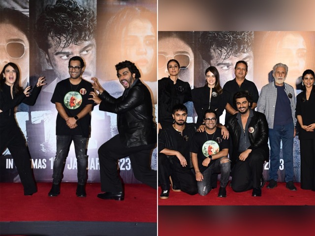 Scenes From The <i>Kuttey</i> Trailer Launch With Tabu, Arjun, Radhika And Gang