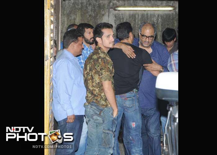 Salman Khan at special screening of Bittoo Boss