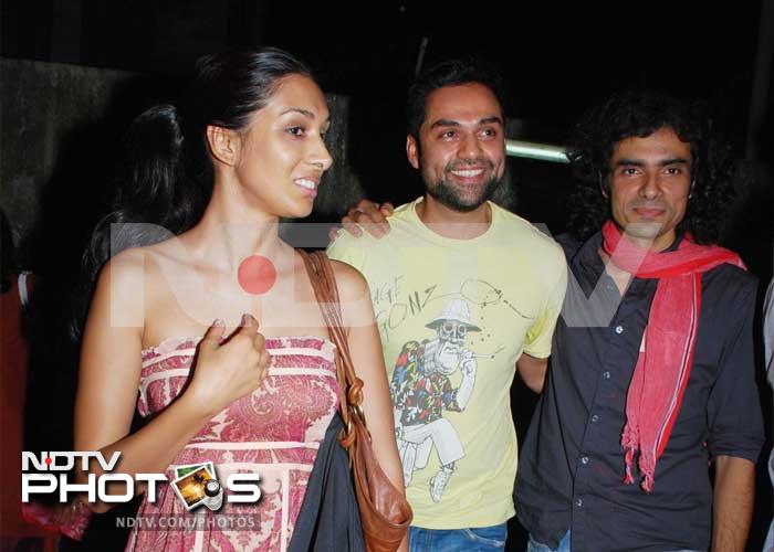 Abhay and Preeti with Imtiaz Ali.