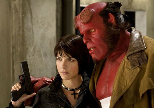 She says she isn't sure how much longer she should be Hellboy's girl