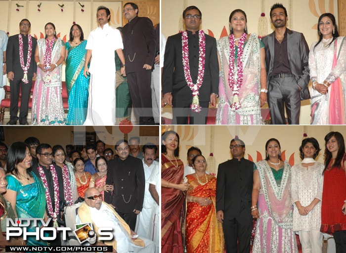 Dhanush, Aishwarya at family wedding
