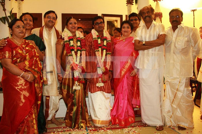 Rajinikanth at Director Selvaraghavan\'s engagement