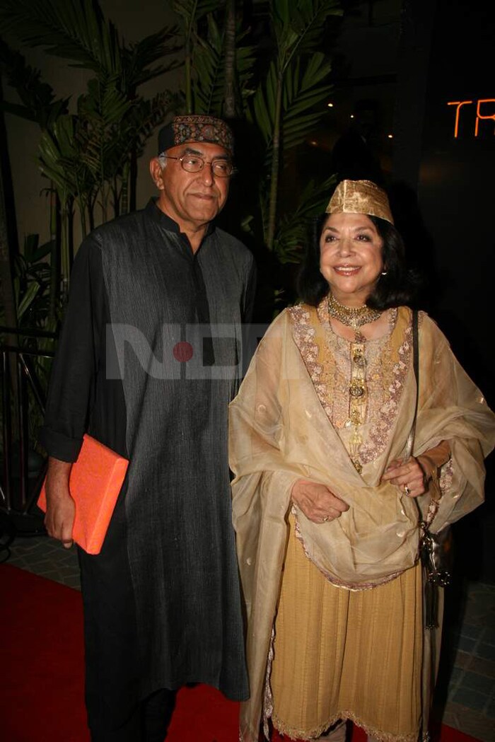 Rekha, Big B at Shabana's birthday gala