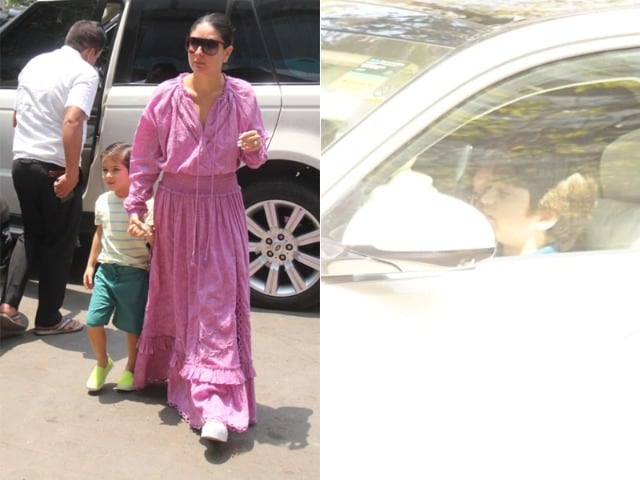 Photo : Shah Rukh Khan And Kareena Kapoor's Day Out With Their Children