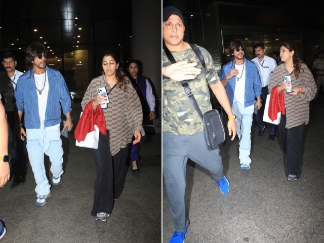 Photo : Shah Rukh Khan's Airport Look Is All About Comfort