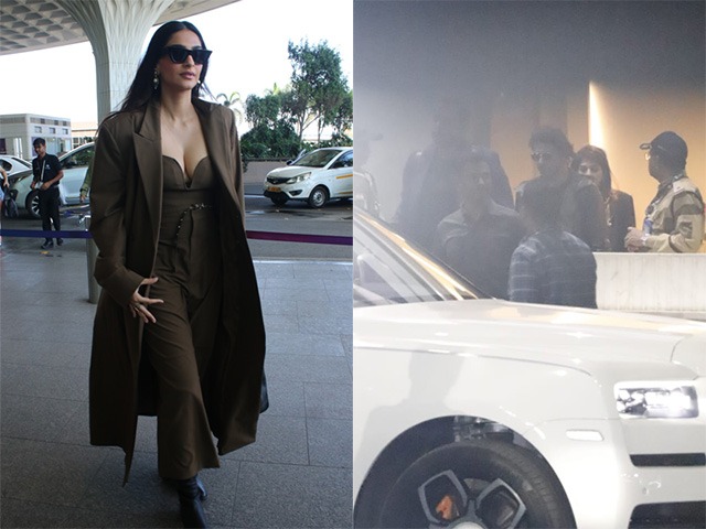Shah Rukh Khan And Sonam Kapoor Clicked At The Airport