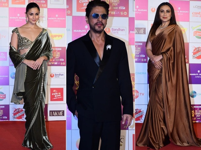 Photo : Shah Rukh Khan, Rani Mukerji, Alia Bhatt On A Red Carpet Of A Show. Enough Said