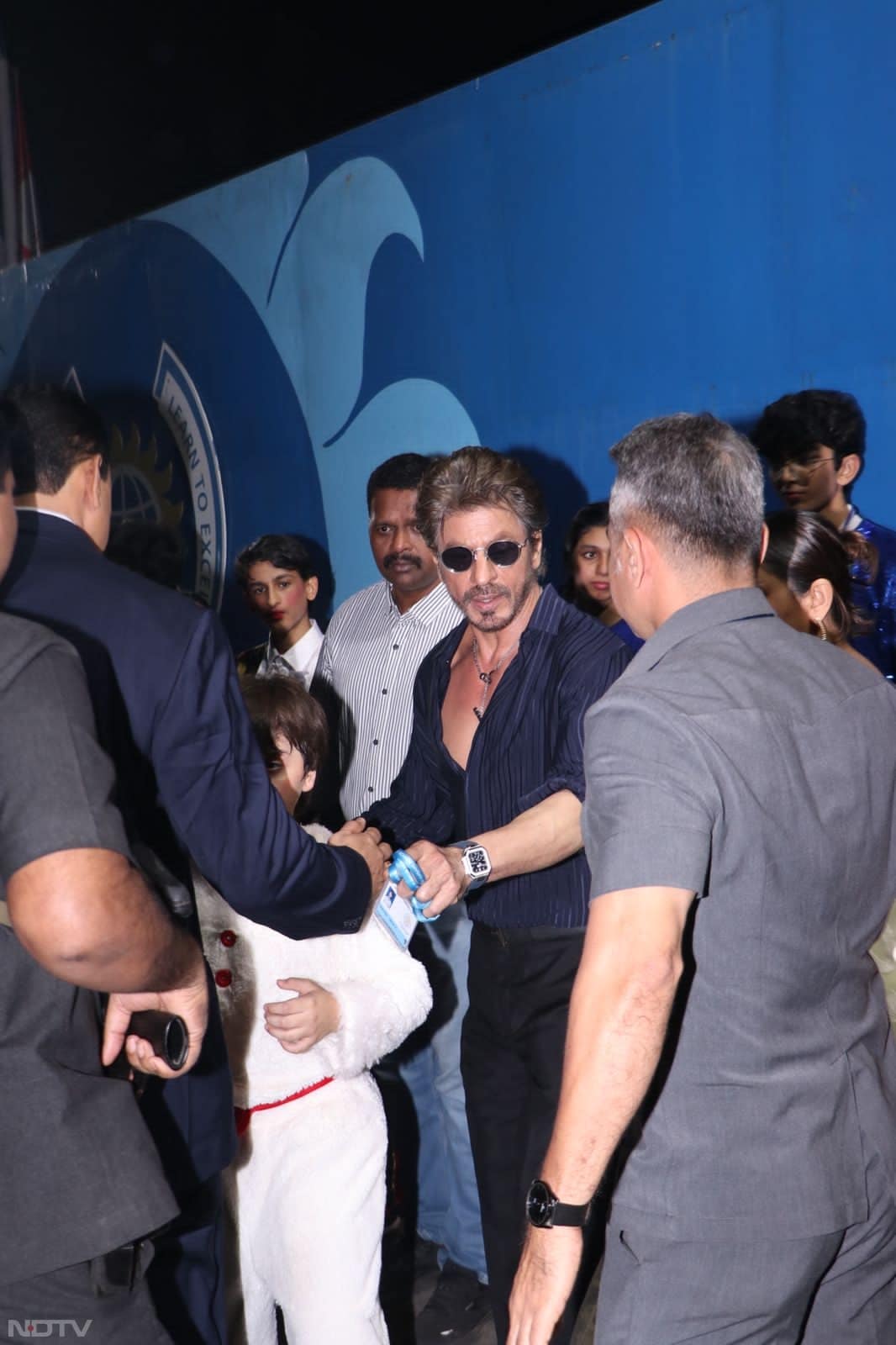 Catch a glimpse of AbRam with his father. (Image Courtesy: Varinder Chawla)