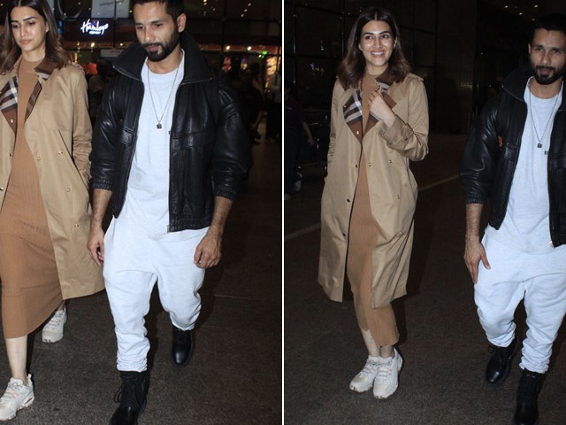 Shahid Kapoor And Kriti Sanon's Airport Diaries