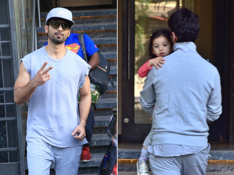 Shahid Kapoor's Day Out With Daughter Misha
