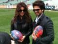 Photo : Shahid and Priyanka play ball in Melbourne