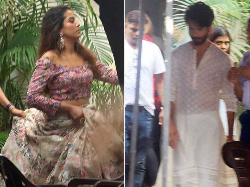 Behind The Scenes From Shahid And Mira's Photoshoot