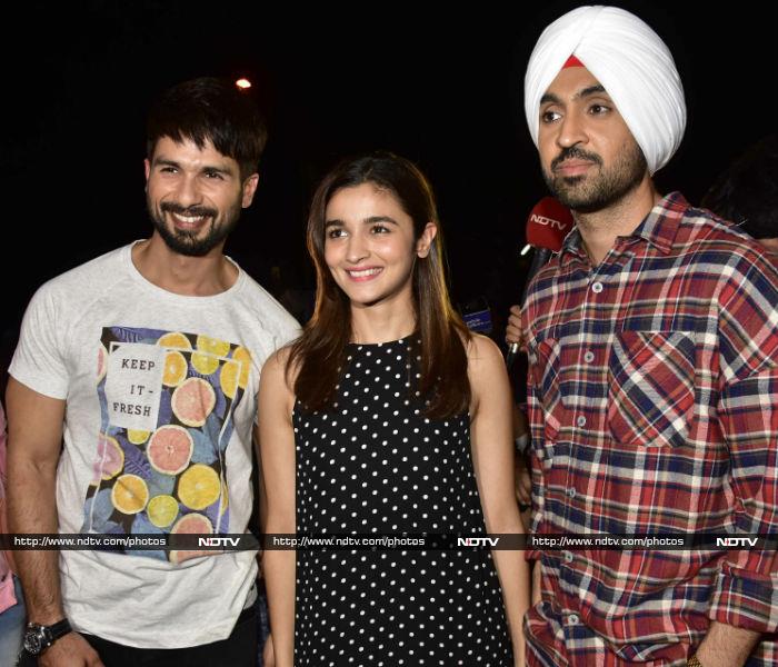 Udta Punjab Spreads Wings. Alia, Shahid Celebrate With Fans