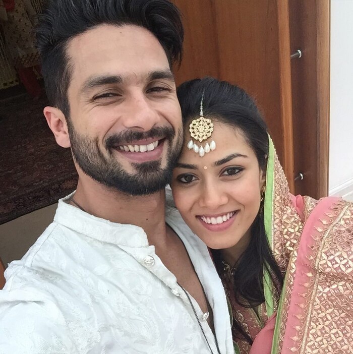 Just Married: Shahid Introduces Wife Mira With a Selfie