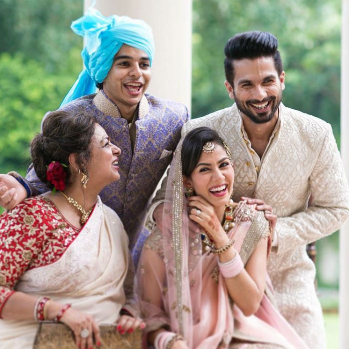 Actor Shahid Kapoor married Mira Rajput in Delhi on July 7, 2015. The ceremony was attended by their respective families and close friends. <br><br>
 
This image was posted on Instagram by <a href=" https://www.instagram.com/ishaan95/" target="_blank" rel="nofollow" >ishaan95</a>