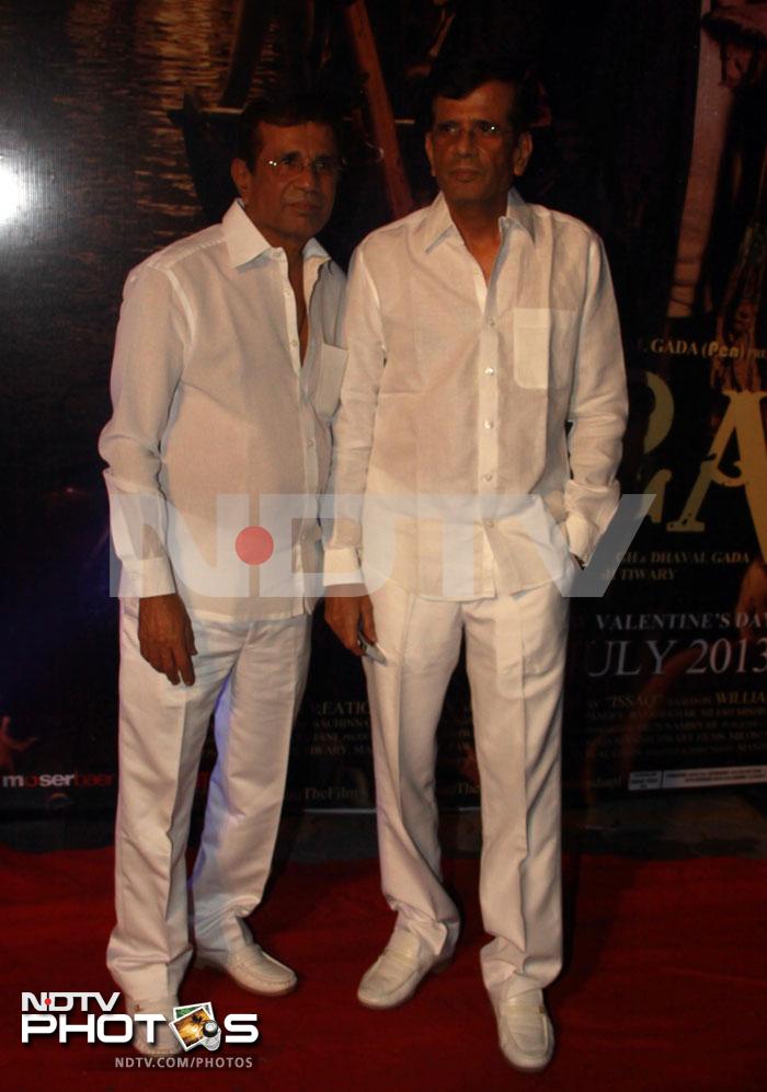 Abbas Mustan were in their signature white attire.