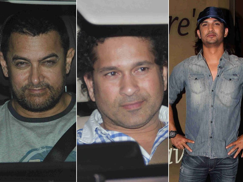 Photo : Life in The Fast Lane: Aamir, Sachin, Sushant