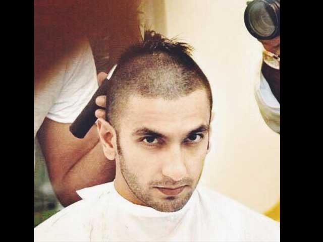Photo : Revealed: Ranveer Singh's Bald Look in Bajirao Mastani