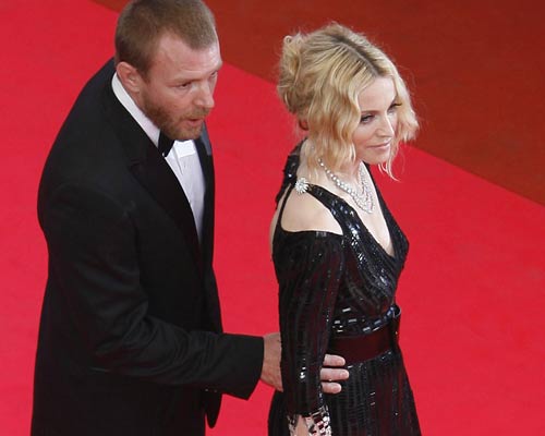 <b>Hot couple</b>: Madonna was accompanied by her husband Guy Ritchie. Her documentary is a look into the lives of Malawi's one million plus orphans in the wake of the AIDS pandemic.