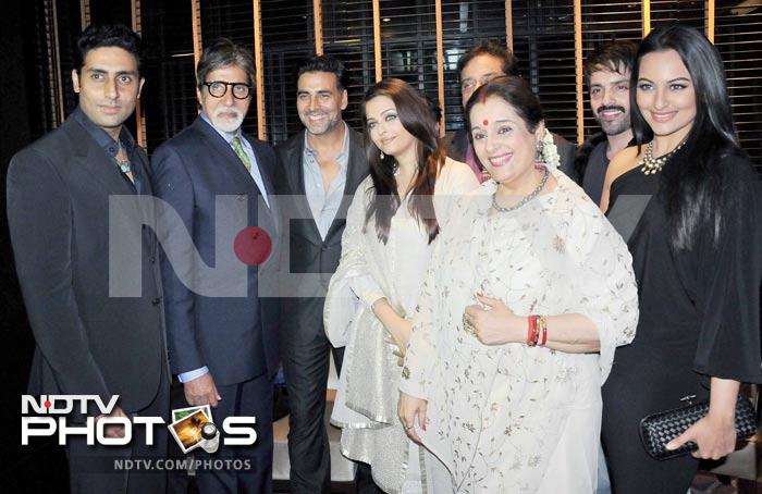 Aishwarya, Big B party with the Sinhas