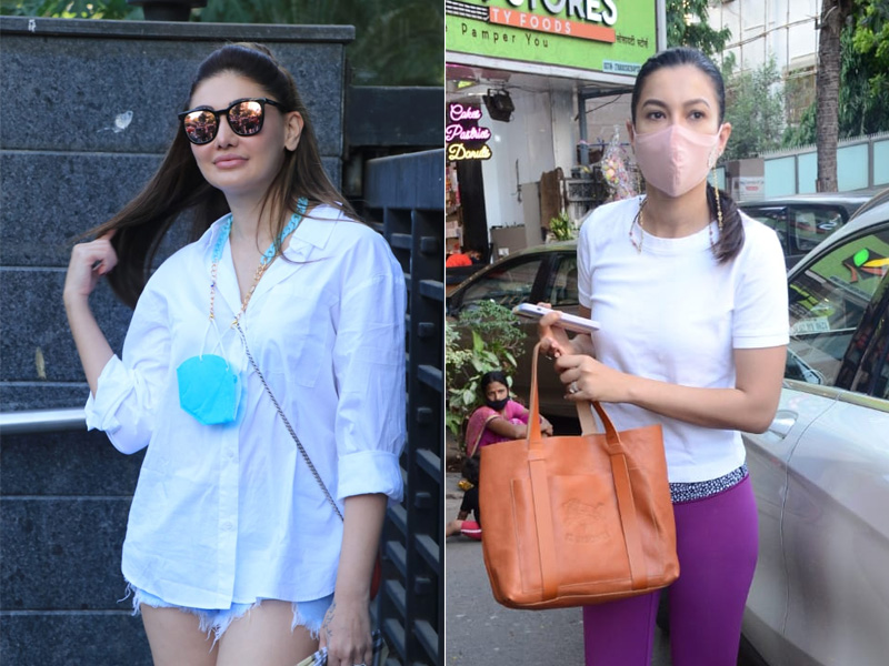 Shefali Jariwala And Gauahar Khan Rock Their White Summer Casuals