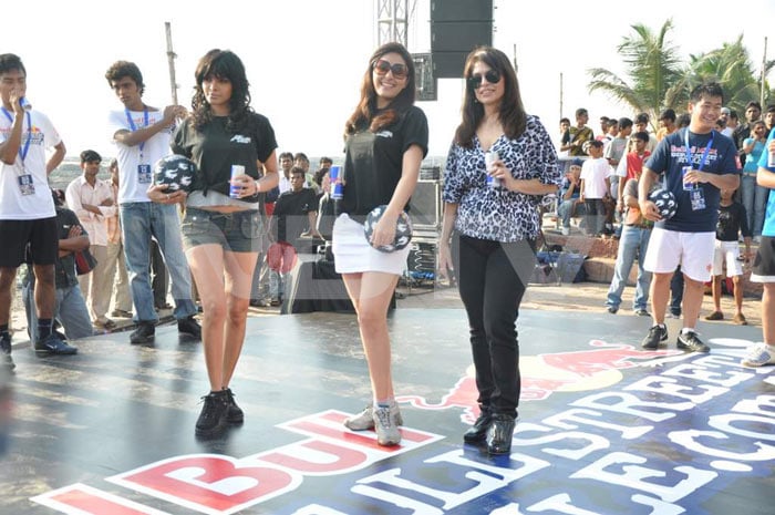 Sherlyn Chopra and Pooja Chopra at Red Bull Free Style event