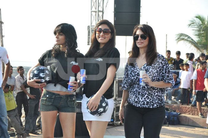 Sherlyn Chopra and Pooja Chopra at Red Bull Free Style event