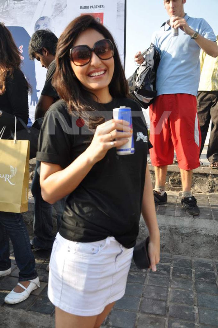 Pooja Chopra at Red Bull Free Style event